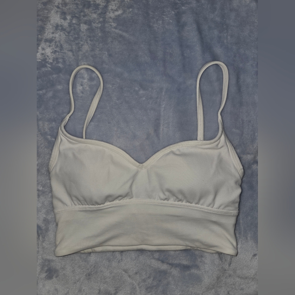 Lululemon Athletica White Nulu Bra A/B Size 4